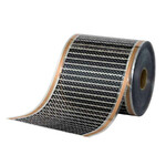 Folia grzewcza 30cm 220W 12V na metry   widok z boku