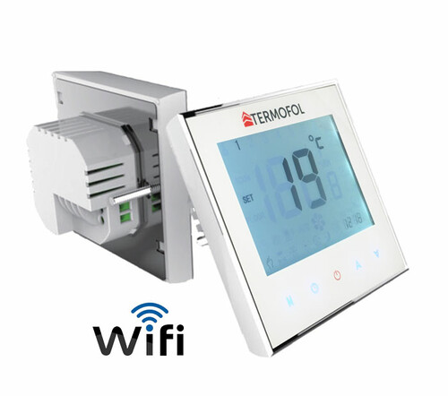 Termoregulator TF-WiFi Biały widok z boku